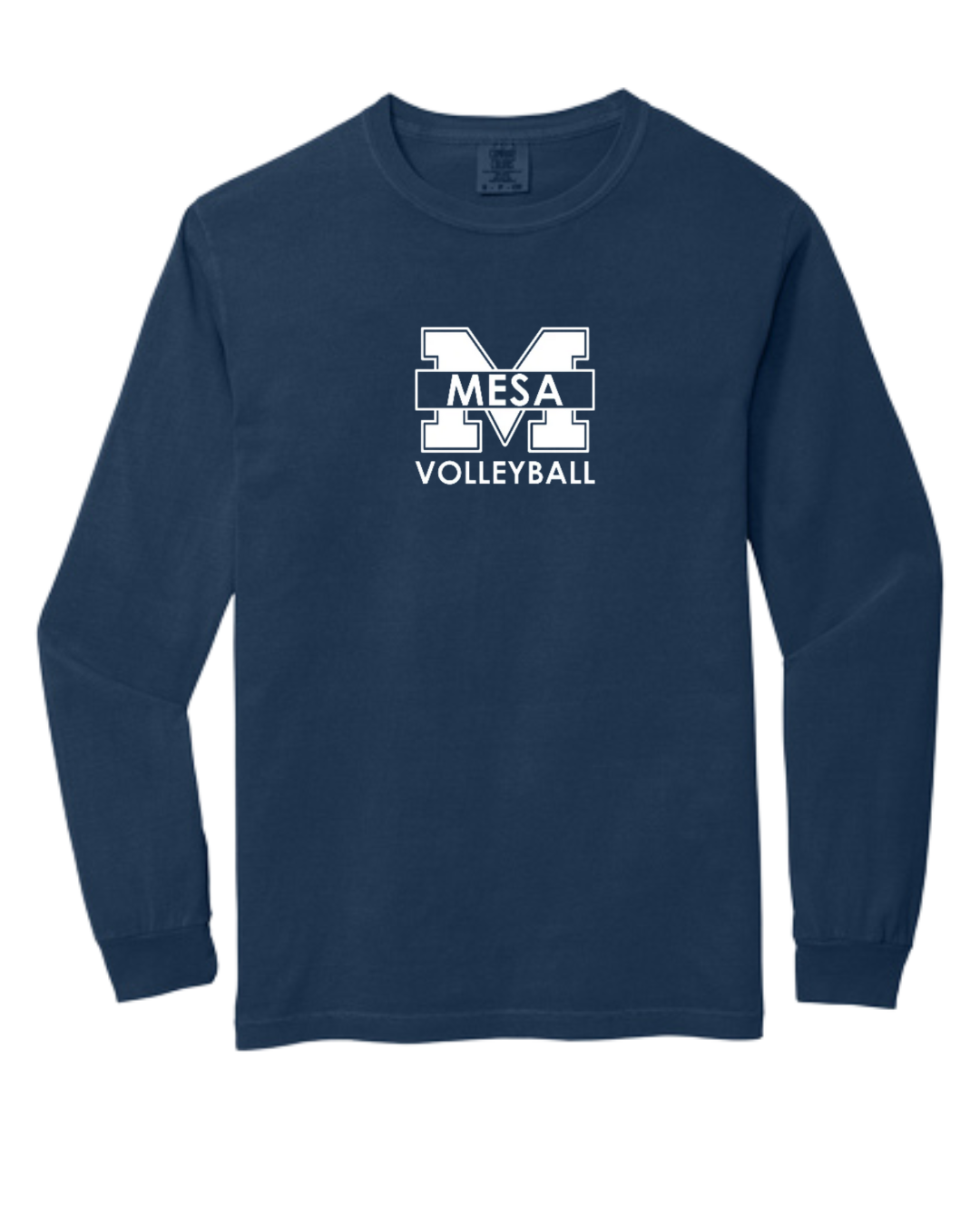 Comfort Colors Heavyweight Ring Spun Long Sleeve - "Mesa Volleyball"