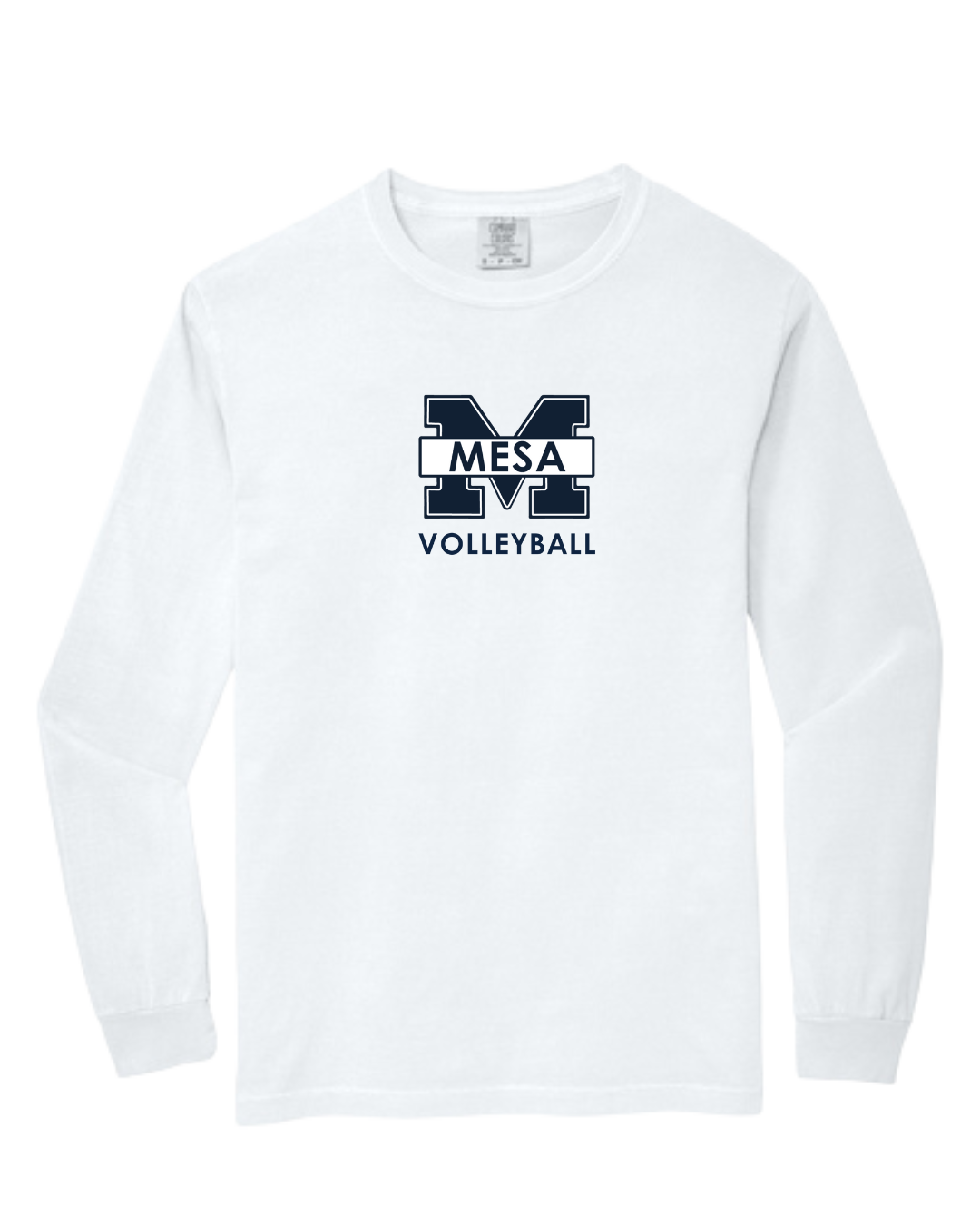 Comfort Colors Heavyweight Ring Spun Long Sleeve - "Mesa Volleyball"