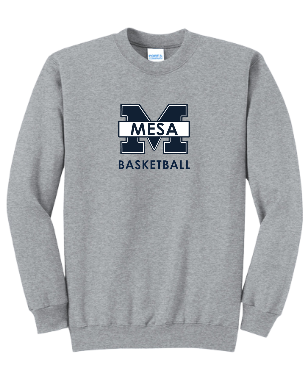 Port & Company Men's Core Crewneck Sweatshirt - "Mesa Basketball"