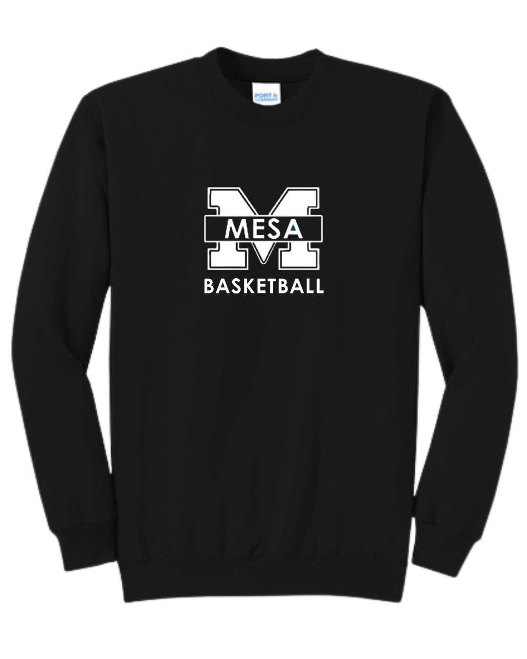 Port & Company Men's Core Crewneck Sweatshirt - "Mesa Basketball"