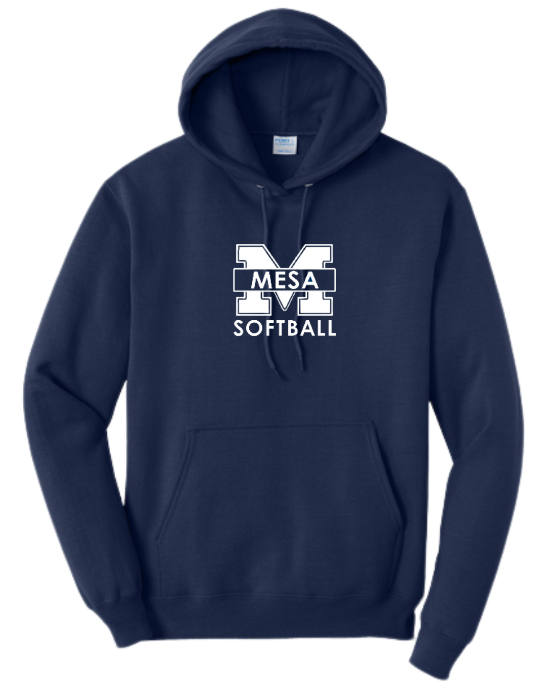 Port & Company Core Fleece Pullover Hooded Sweatshirt - "Mesa Softball"