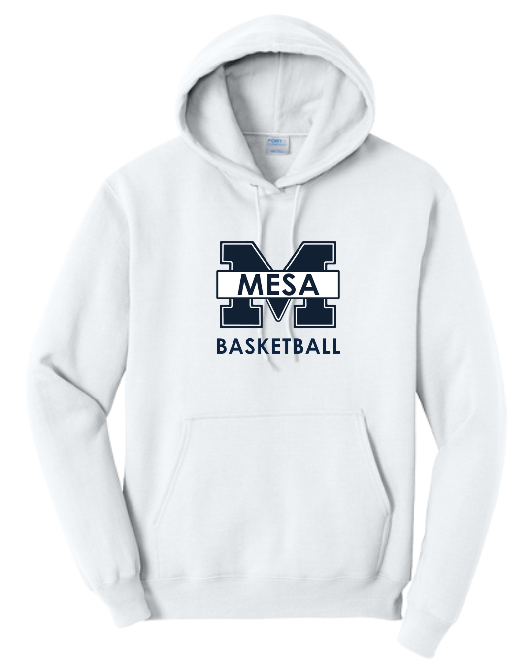 Port & Company Men's Core Fleece Pullover Hooded Sweatshirt - "Mesa Basketball"