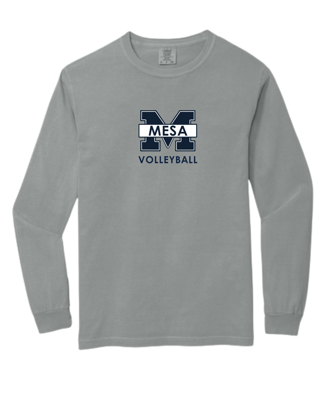 Comfort Colors Heavyweight Ring Spun Long Sleeve - "Mesa Volleyball"