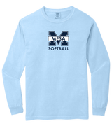 Comfort Colors Heavyweight Ring Spun Long Sleeve - "Mesa Softball"