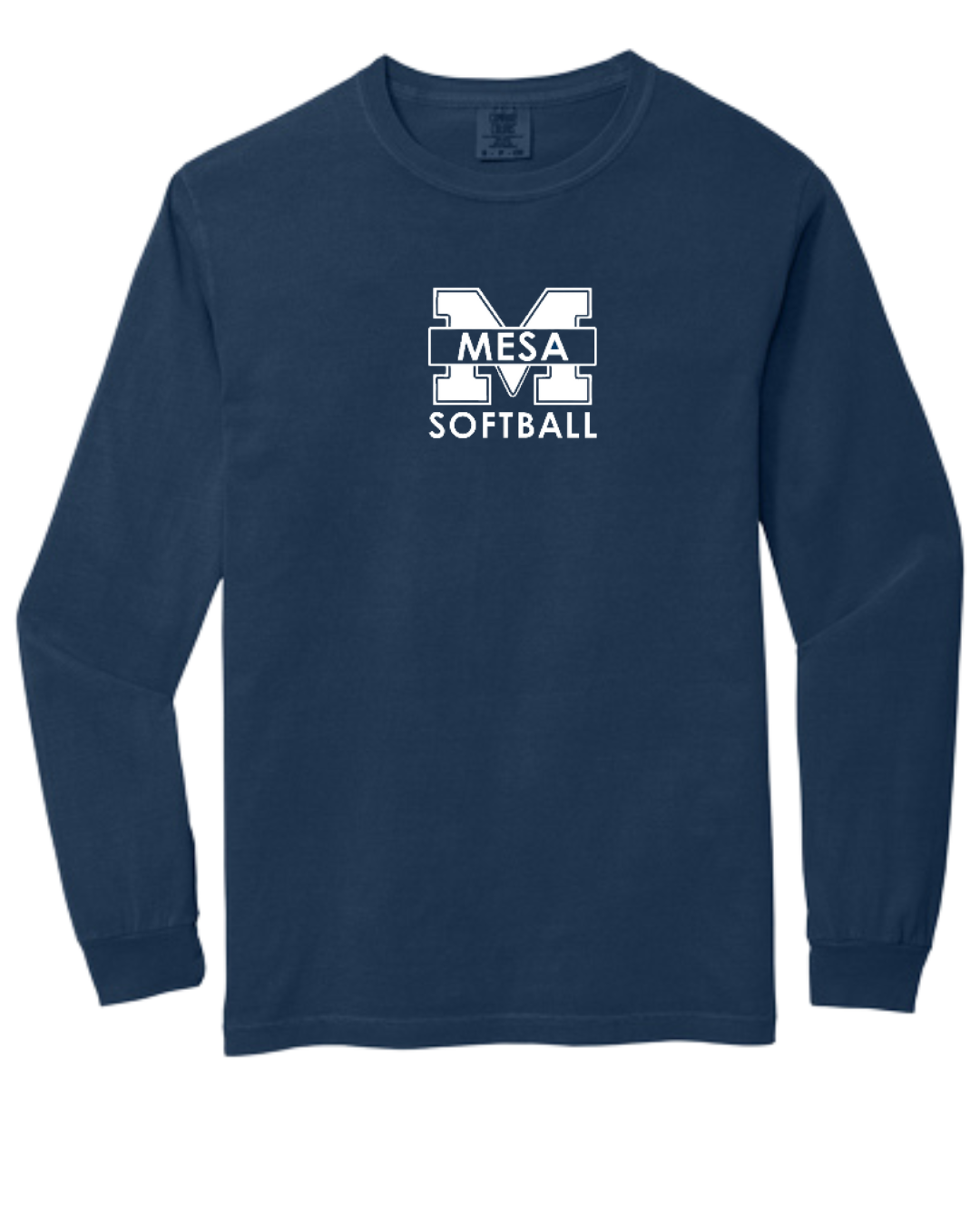 Comfort Colors Heavyweight Ring Spun Long Sleeve - "Mesa Softball"