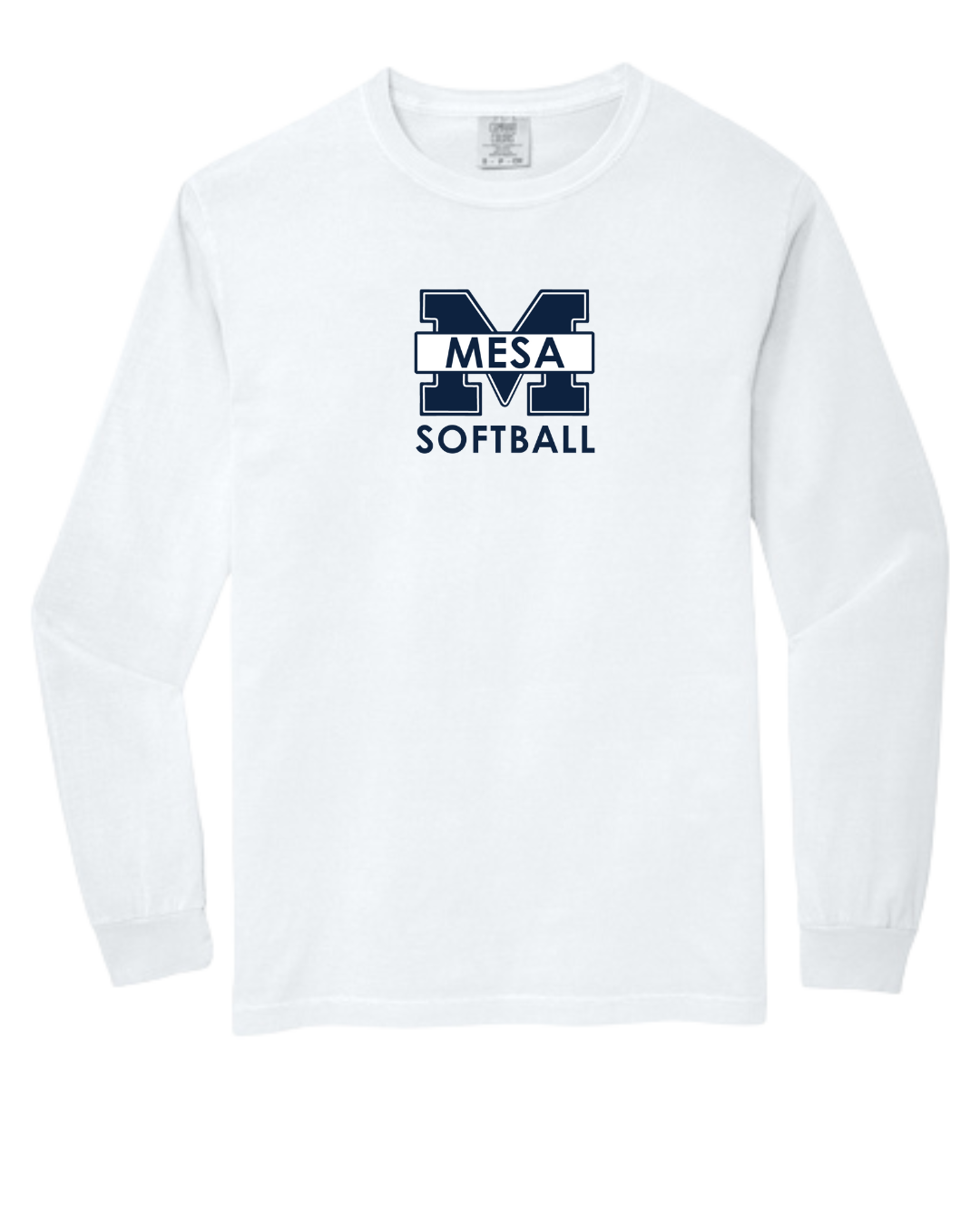 Comfort Colors Heavyweight Ring Spun Long Sleeve - "Mesa Softball"