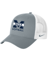 Nike Snapback Mesh Trucker Cap - "Mesa Softball"