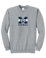 Port & Company Core Fleece Crewneck Sweatshirt - "Mesa Softball"