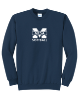 Port & Company Core Fleece Crewneck Sweatshirt - "Mesa Softball"