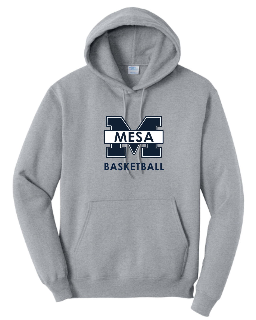 Port & Company Men's Core Fleece Pullover Hooded Sweatshirt - "Mesa Basketball"