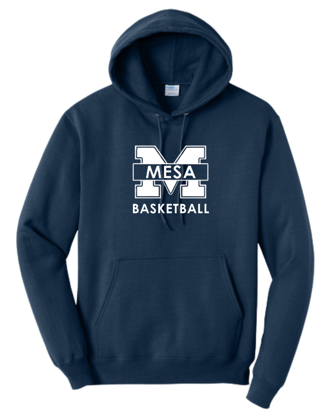 Port & Company Men's Core Fleece Pullover Hooded Sweatshirt - "Mesa Basketball"