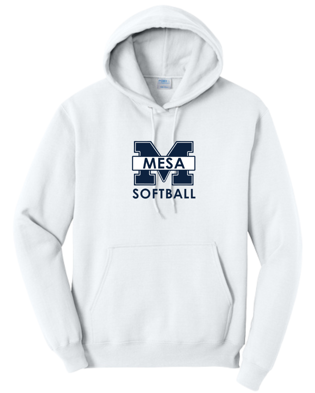 Port & Company Core Fleece Pullover Hooded Sweatshirt - "Mesa Softball"